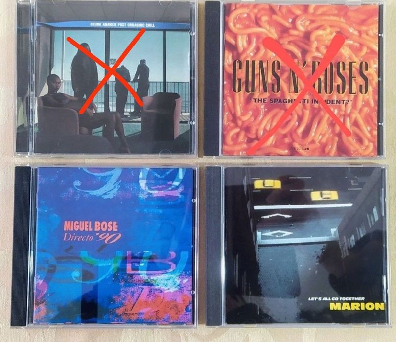 Vários CDs - vários preços