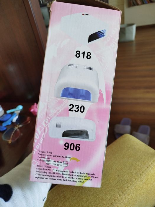 Lampa UV do paznokci 36W