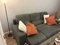 Sofa 3 lugares cinza