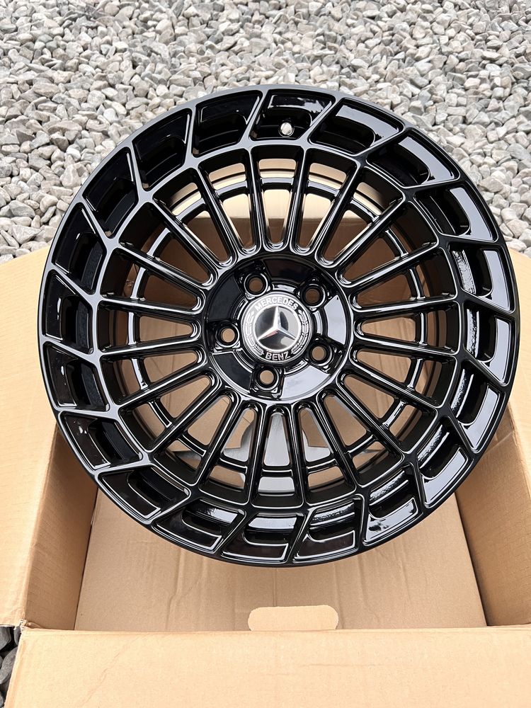 Чорні диски Mercedes R18 5x112 8j et35 W213 W213 W222 W221 W447 титани