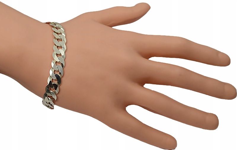 Srebrna Bransoleta Pancerka 11,00 mm GRAWER GRATIS