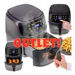 [OUTLET] Frytkownica 5L/1400W beztłuszczowa LINBOX Air Fryer CZARNA