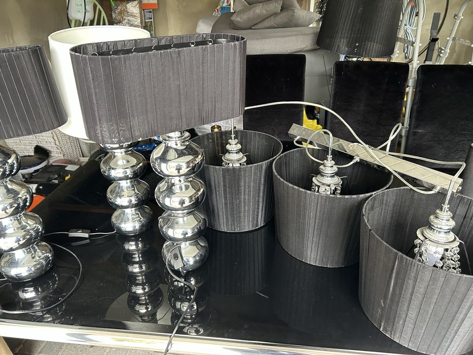 Zestaw lamp do salonu
