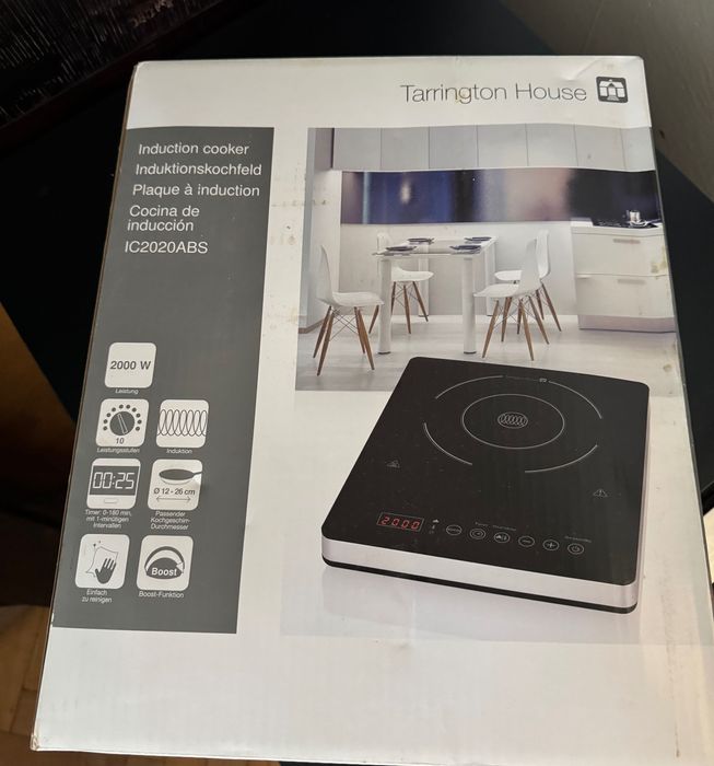 Przenośna płyta kuchenka elektryczna indukcyjna, jednopalnikowa