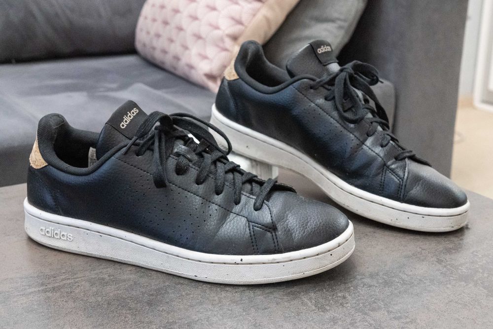 Чорні кросівки кеди Adidas Advantage (розмір US10 42,5)