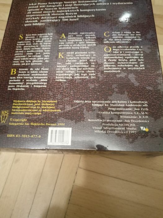 Biblia Nowy Testament Edycja multimedialna