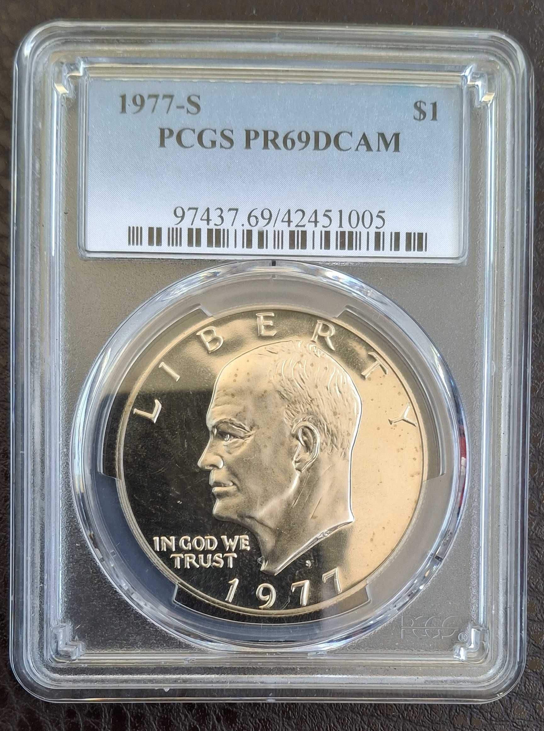 Moedas Estados Unidos certificadas pela PCGS