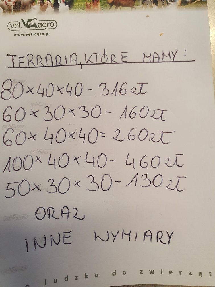 Terrarium || Terraria 60x30x30, gady, dla gadów