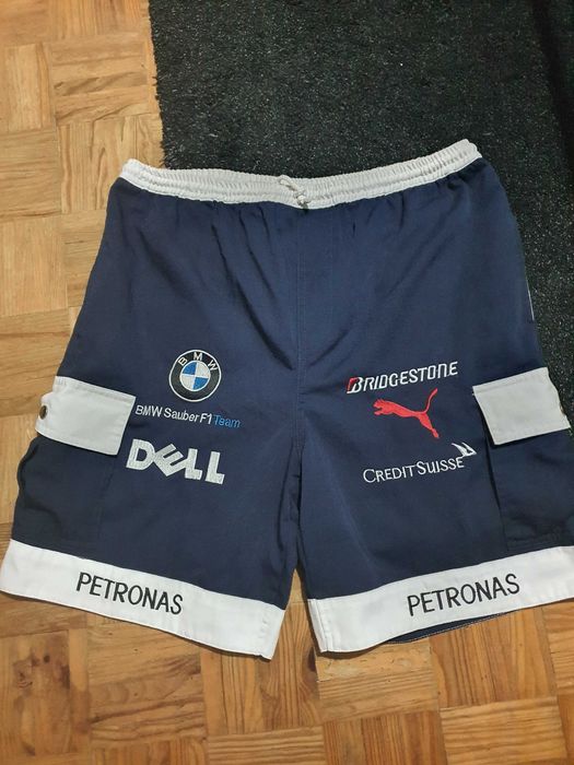 Calções retro bmw fórmula 1 Petronas XL
