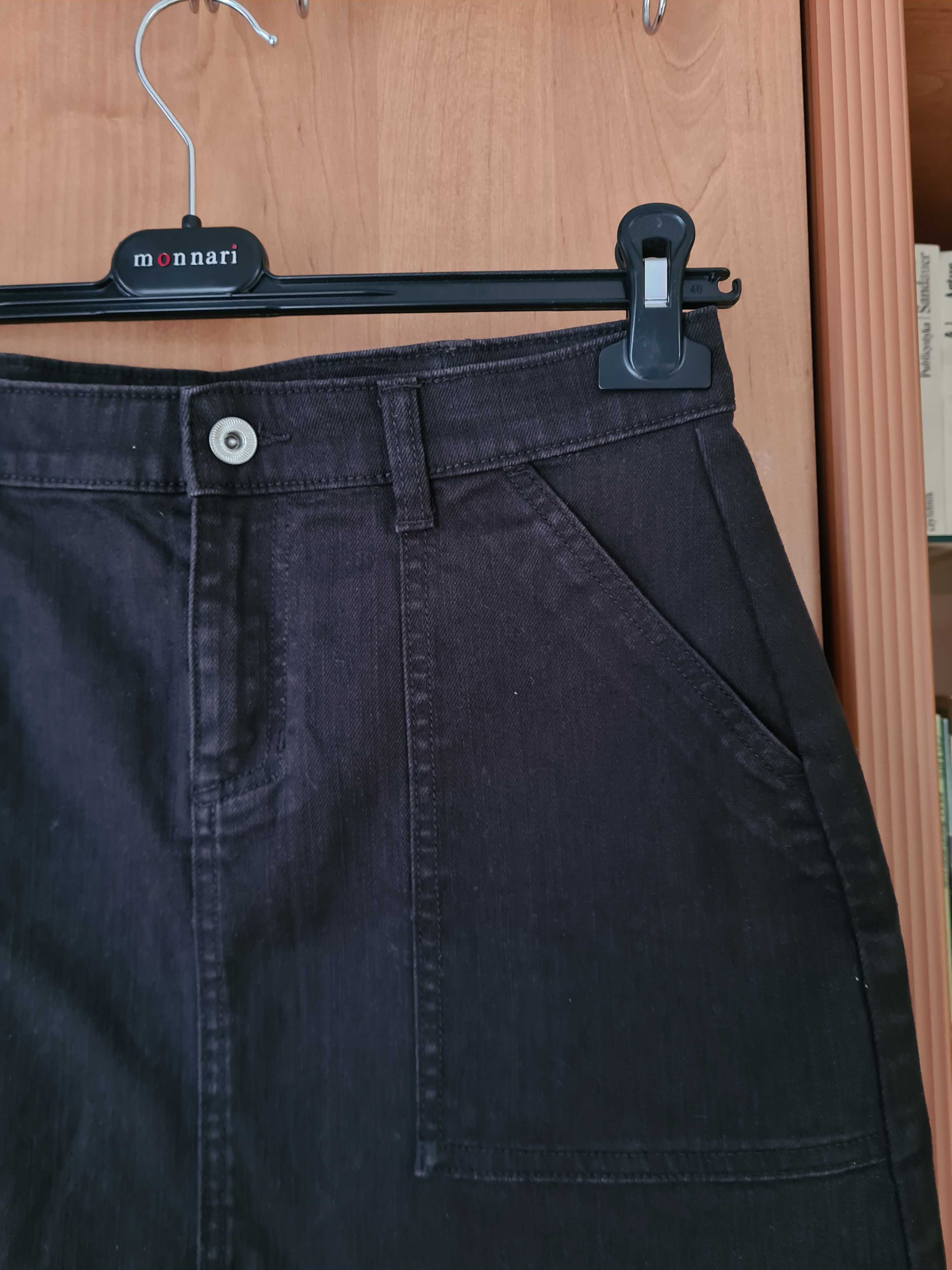 Jeansowa spódnica mini, H&M, 38