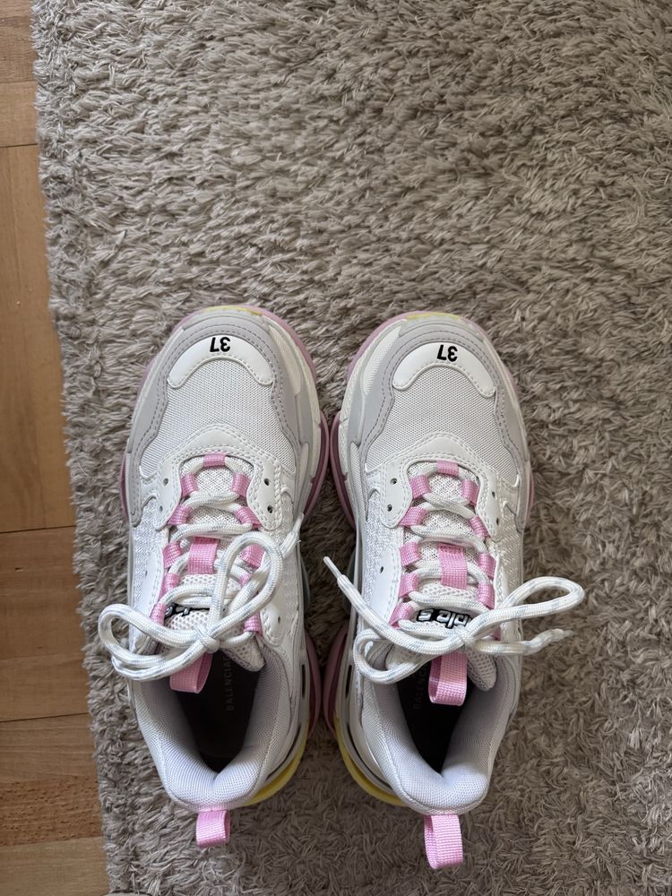 Balenciaga triple s pastel pastels platform sneakersy 37 oryginalne