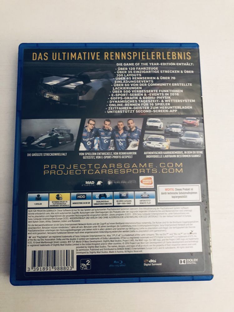 Project cars game of the year edition edycja goty gra na ps4 gry plays