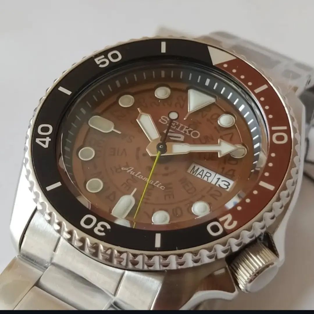 *NOVO* Seiko 5 automático SRPJ47K1 (Time Sonar)