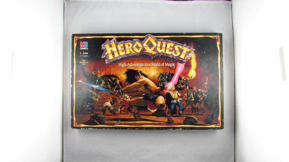 MB GAMES - GamesWorkshop HeroQuest Gra RPG Planszowa 1989 r.