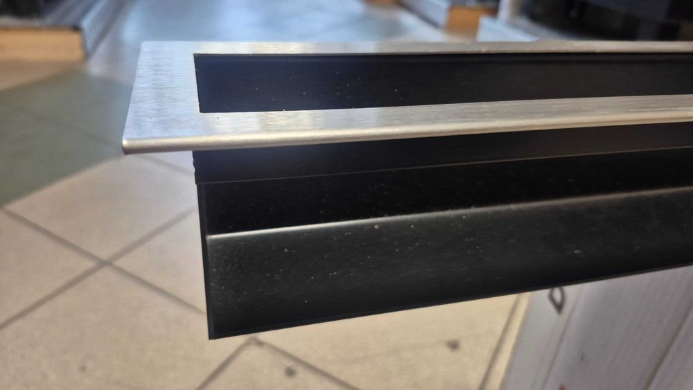 Kratka Luft 90x800 stal szczotkowana SF