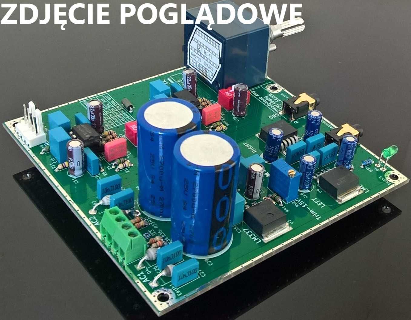 Płytka pcb - wzmacniacz słuchawkowy LME49600