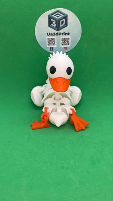 Рулива іграшка Гусак, Гусь 3д друк
