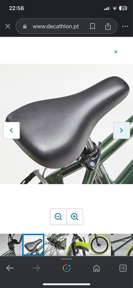 Bicicleta BMX de 10 a 14 anos usada