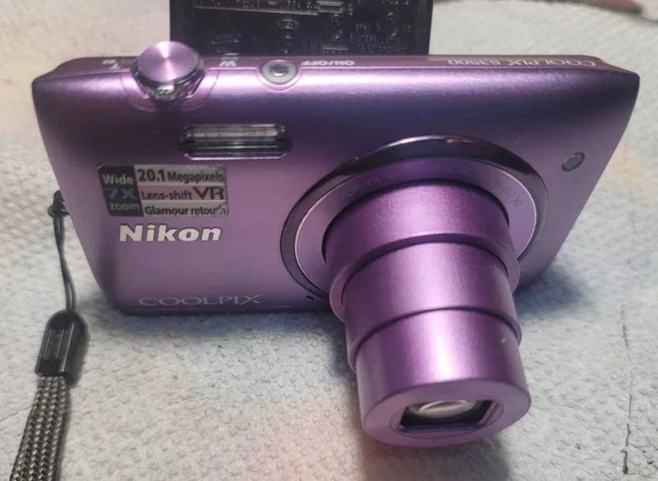 Фотоаппарат Nikon Coolpix S3500 20мп фарфор статуэтка sharp карт ютуб