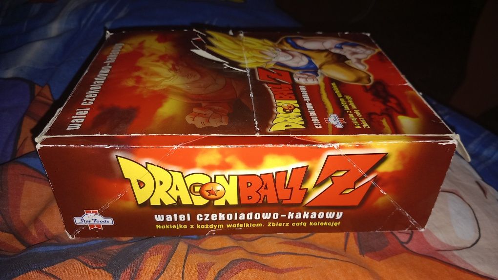 Pudełko box Dragon Ball Z star foods po waflach Stan Bardzo dobry