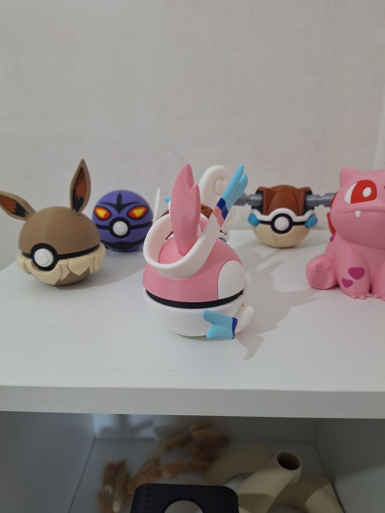 Sylveon pokeball pokemon 3d