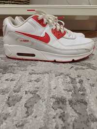 Buty air max 90 biało czerwone