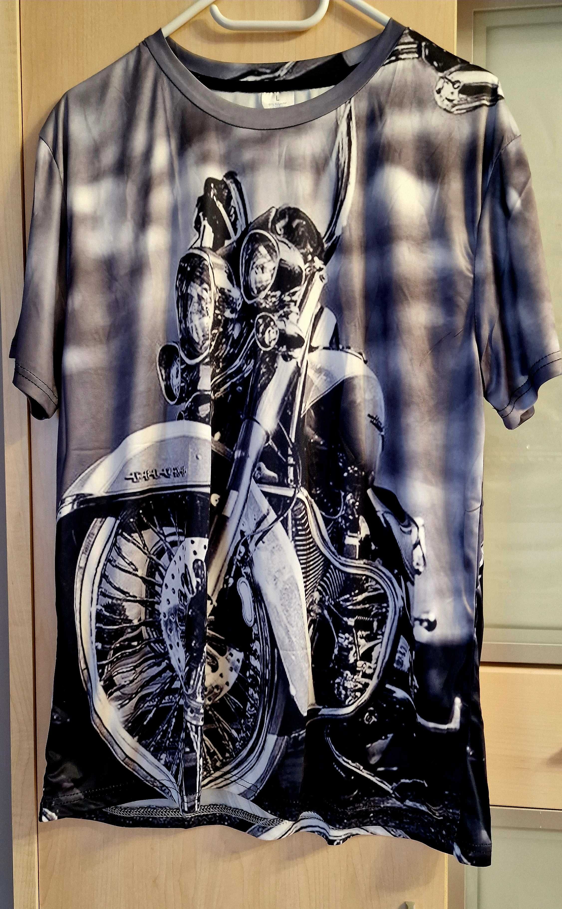 T-shirt z nadrukiem L XL