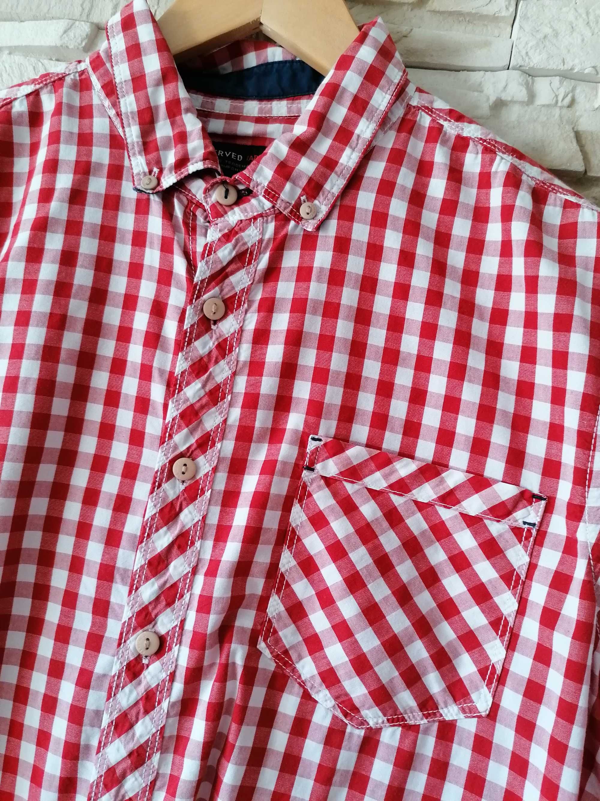 koszula w kratę slim fit, RESERVED, rozmiar XL