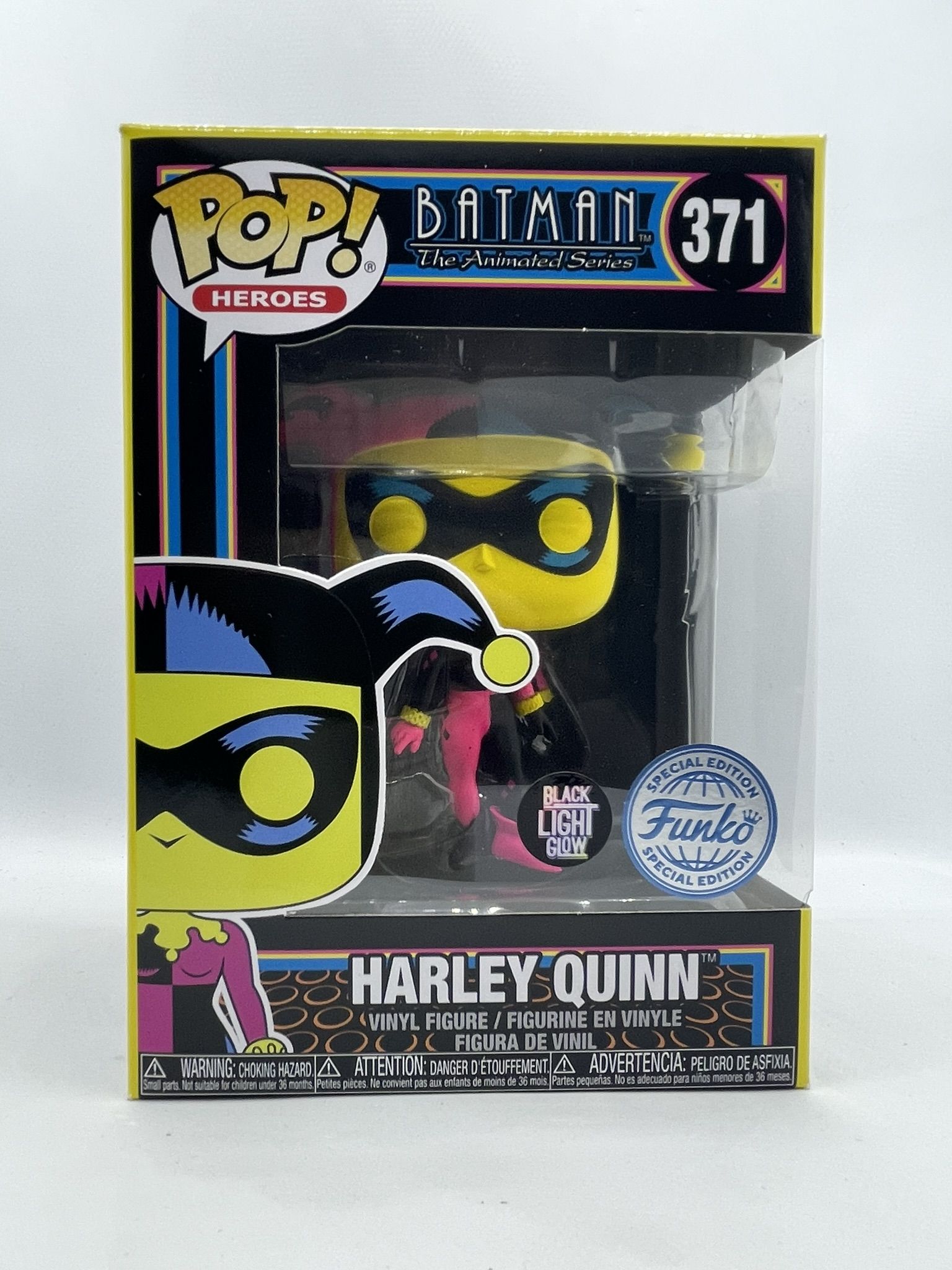 Funko Pop DC 371 Harley Quinn blacklight #1