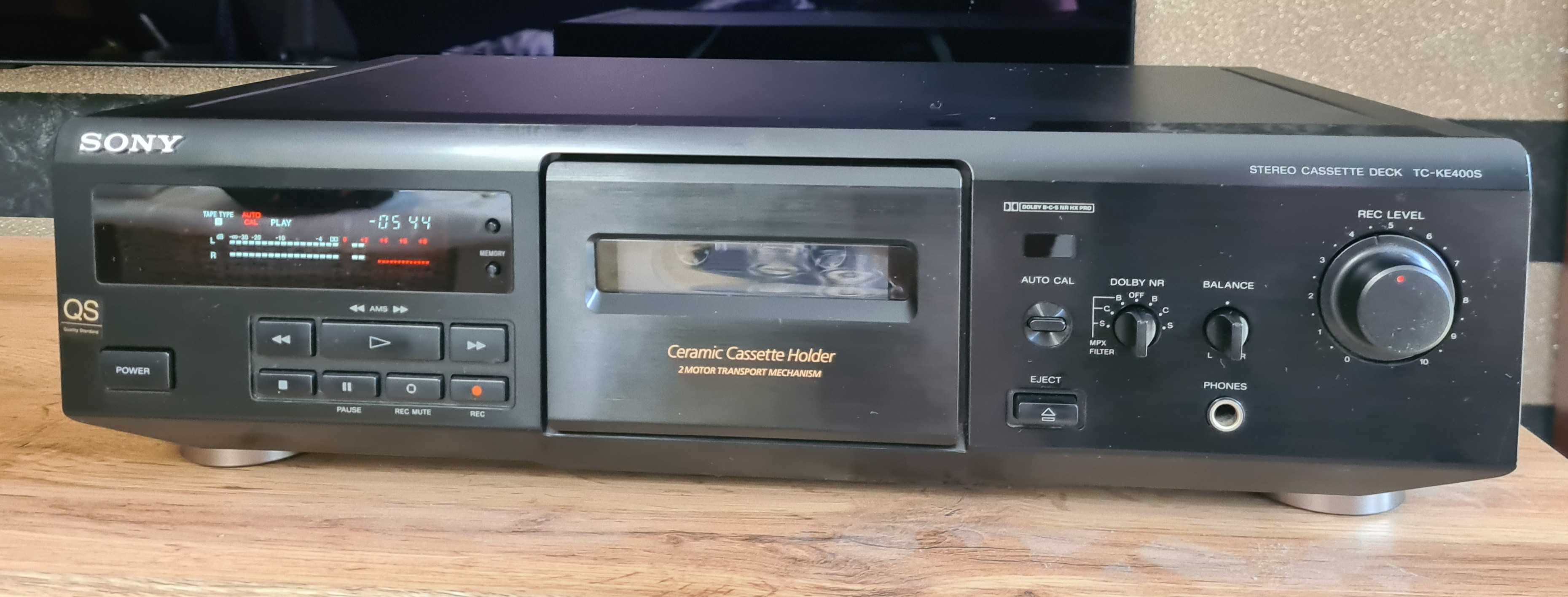 SONY TC-KE400S Magnetofon kasetowy HX PRO Dolby B,C,S