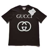 Gucci Interlocking G rozm L gruby t shirt bawełna