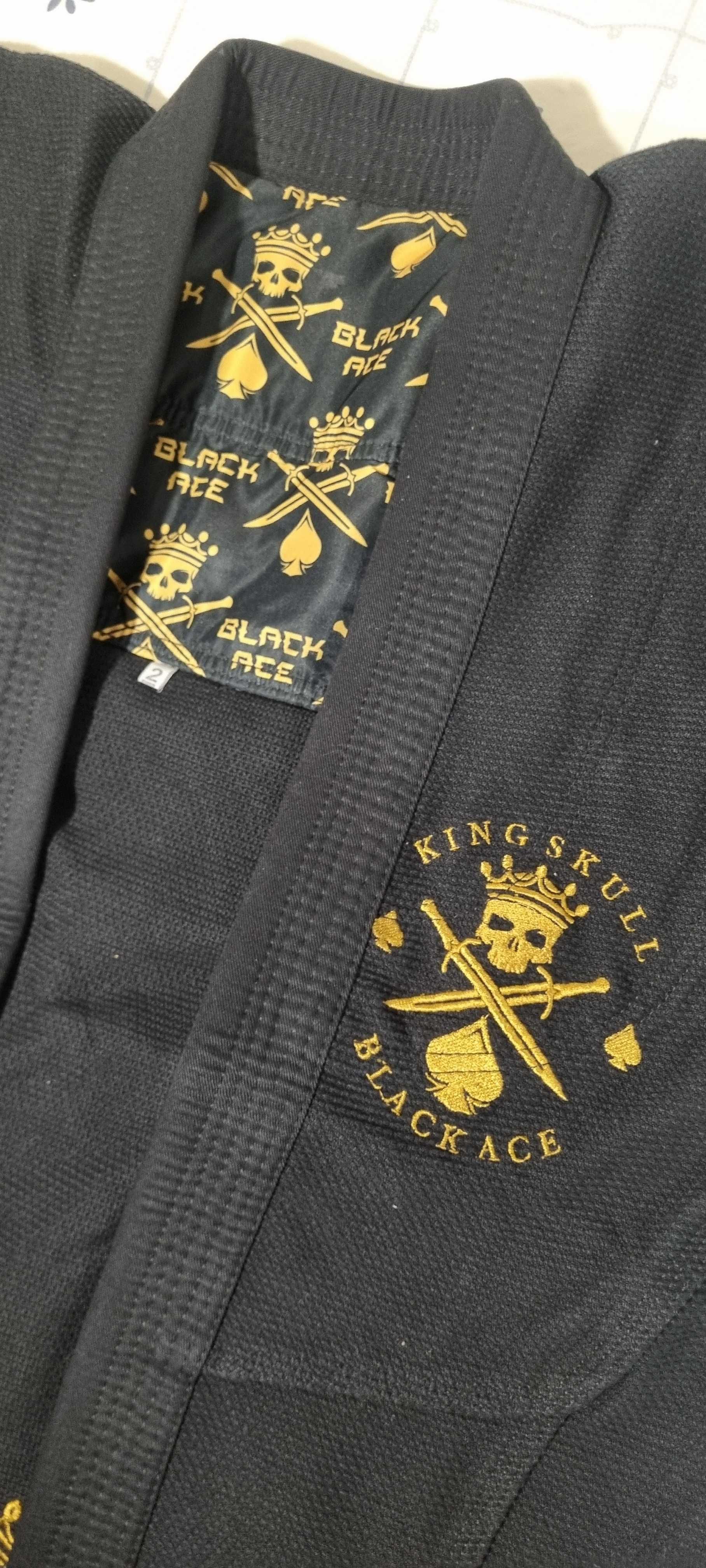 Kimono jiu-jitsu King skull