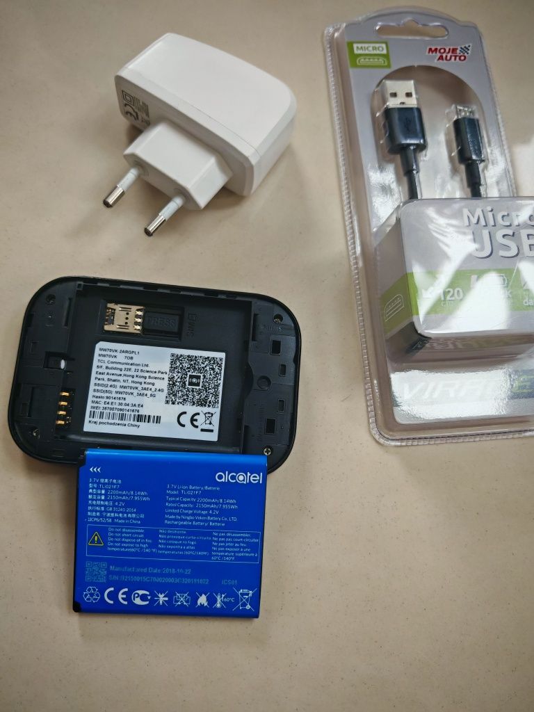 Router 4G LTE mobilny przenośny z baterią na wyjazd bez simlocka wifi