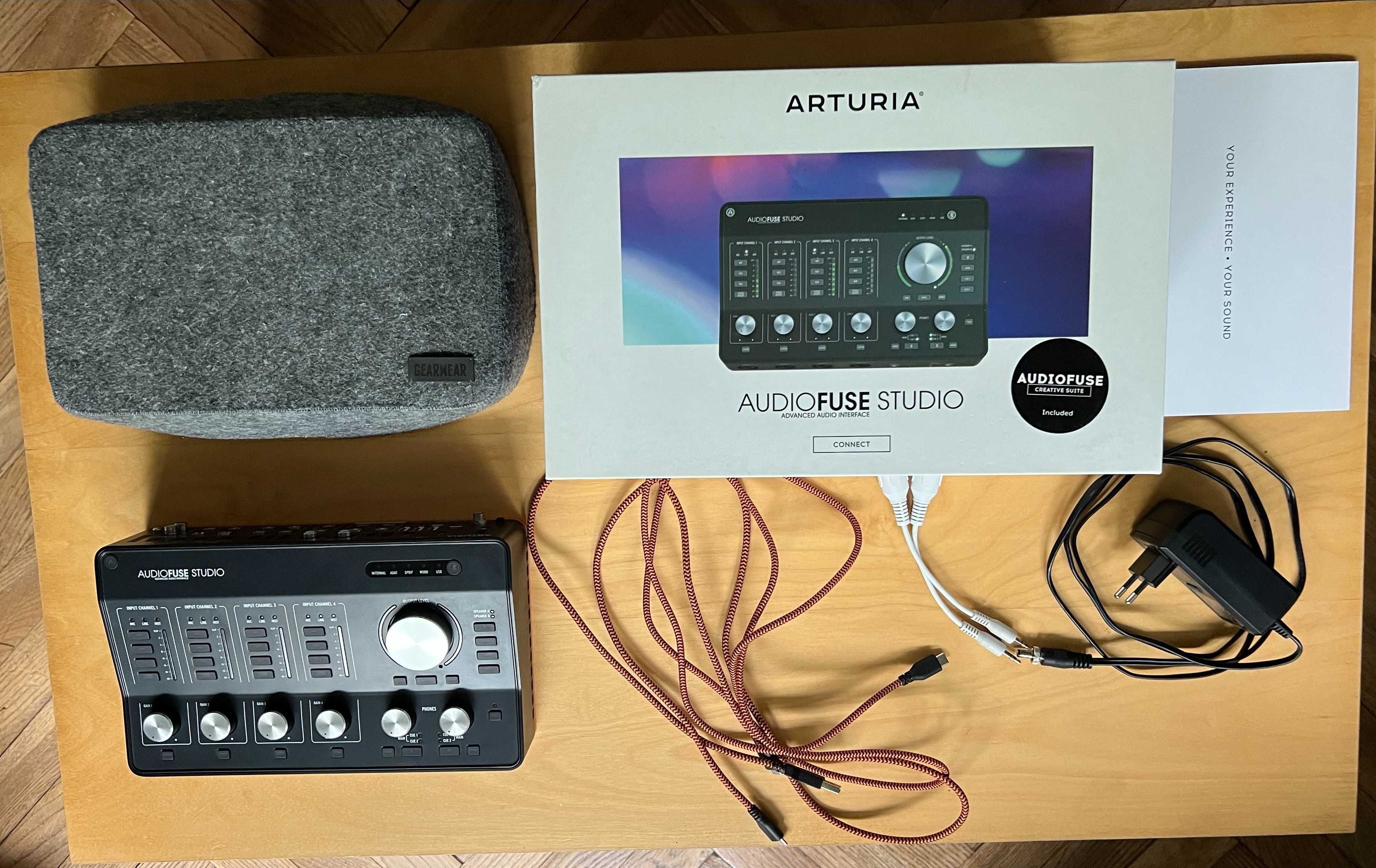 Interfejs audio Arturia Audiofuse Studio stan idealny + dustcover