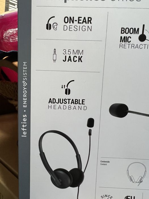 Headphones office lefties energy system novos