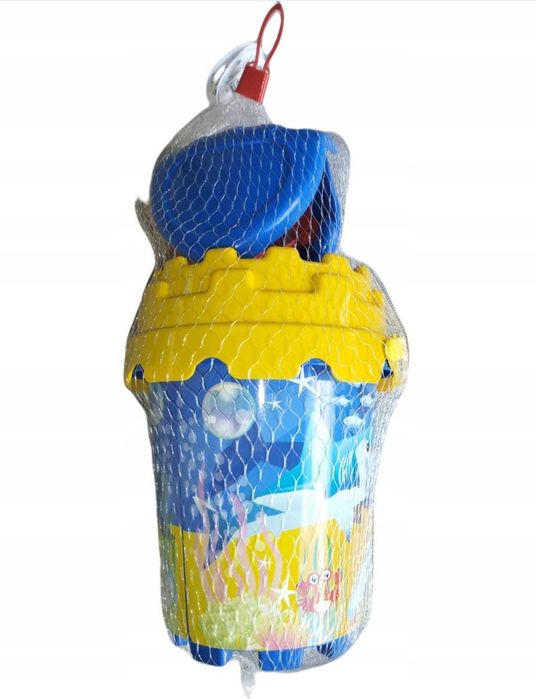 Zabawka do Piaskownicy / Na Plażę – Wiaderko + Akcesoria / Rekin