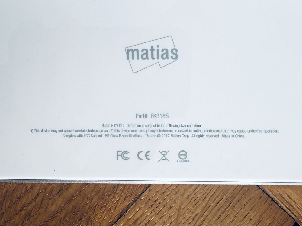 Klawiatura Matias (US QWERTY) z numpadem – idealna do Apple macOS