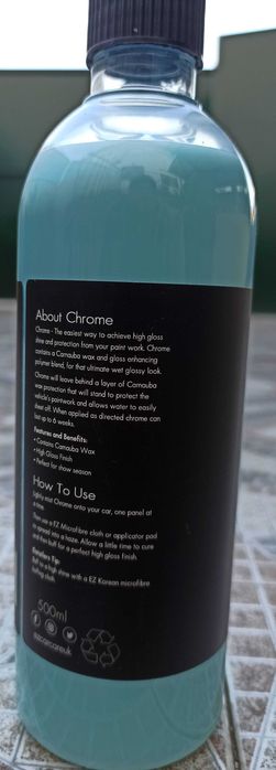 Cera de Alto Brilho em Spray - CHROME -  EZ Car Care