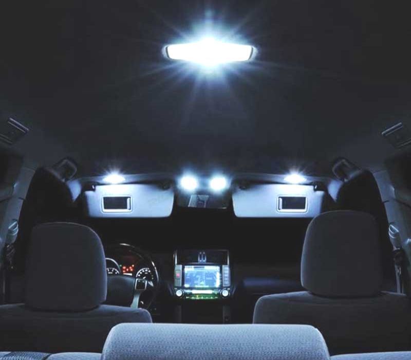 KIT COMPLETO 12 LAMPADAS LED INTERIOR PARA FIAT 500L 14-18