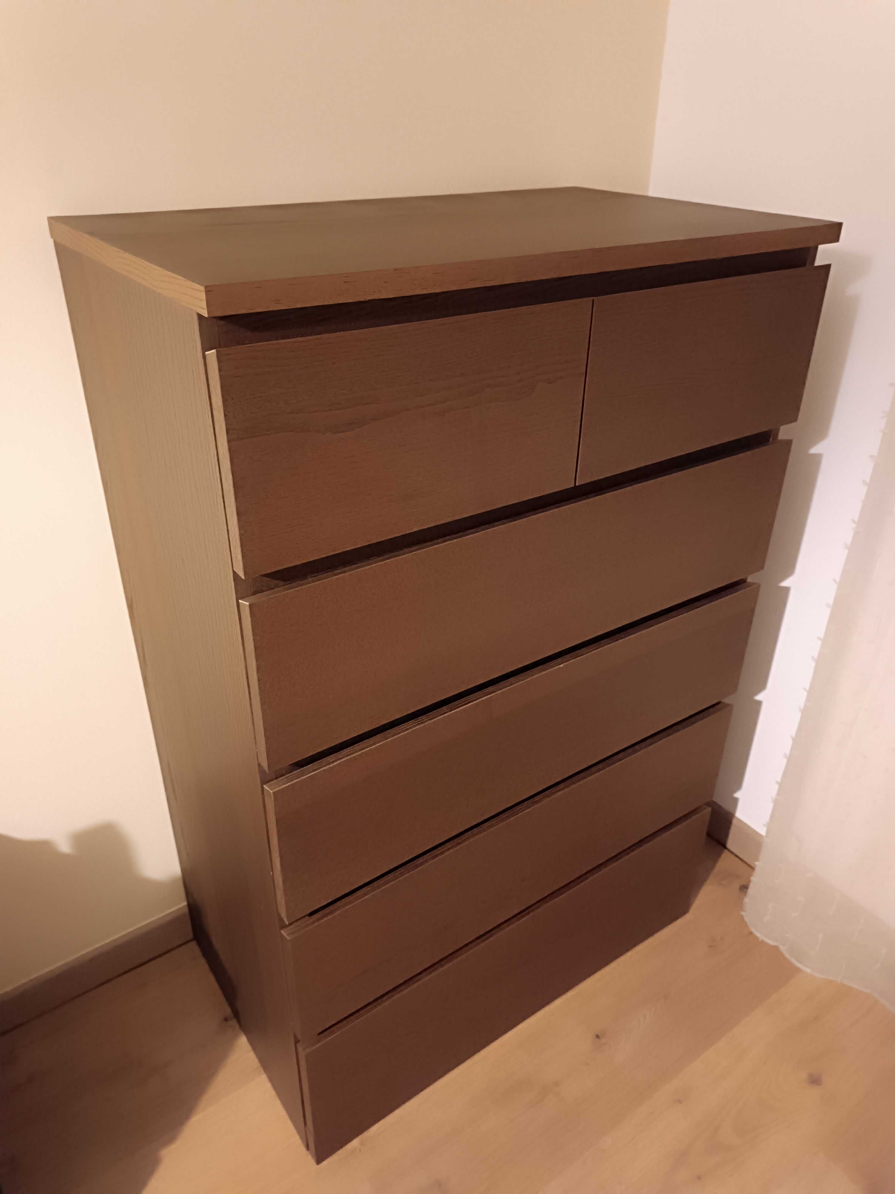 Conjunto de Cómodas MALM do IKEA em Carvalho