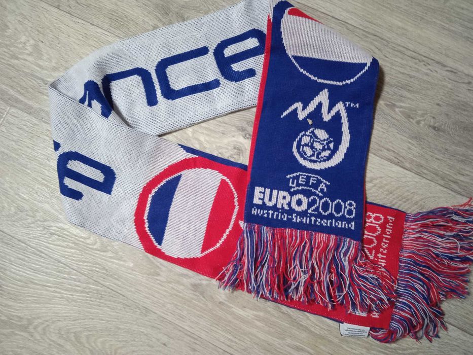 Шарф футбольных фанатов Евро 2008 Сборная Франции