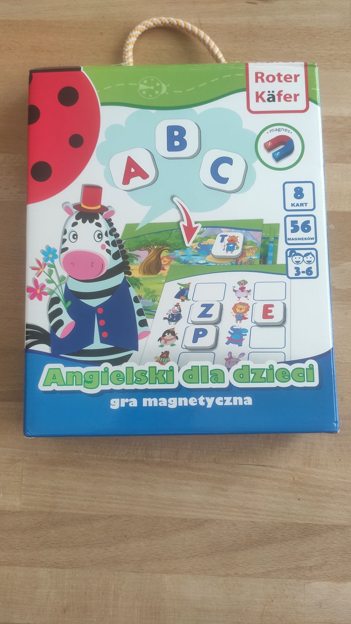 Angielski dla dzieci gra magnetyczna