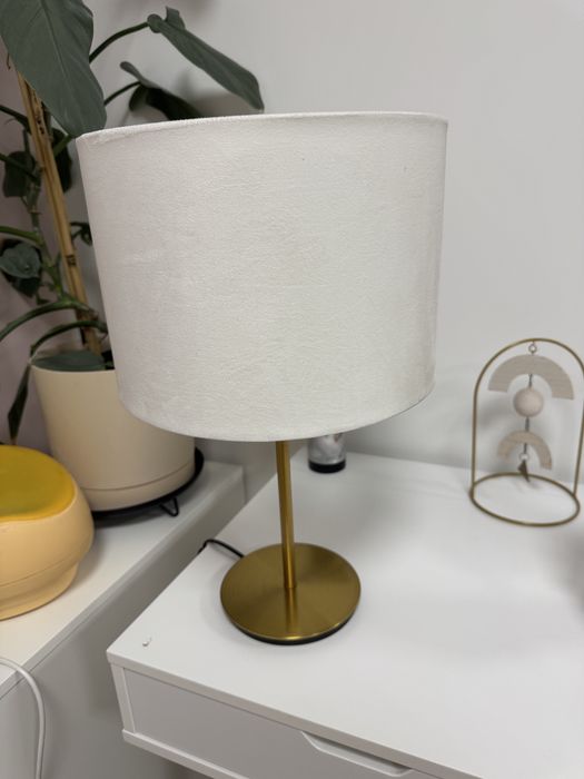 Lampa statyw ikea abazur pepco