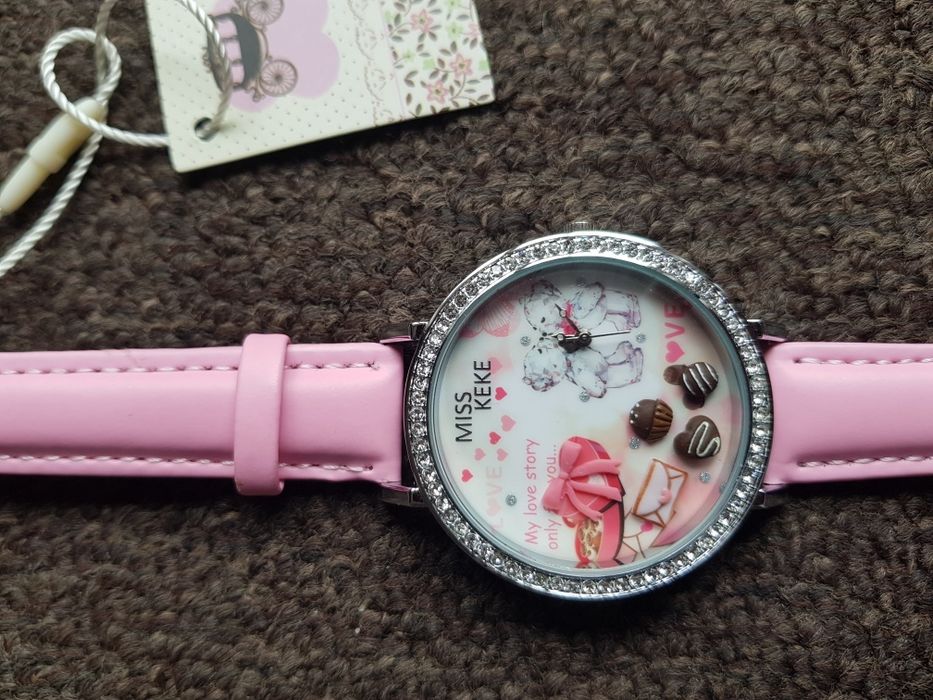 Zegarek czekoladki i misie