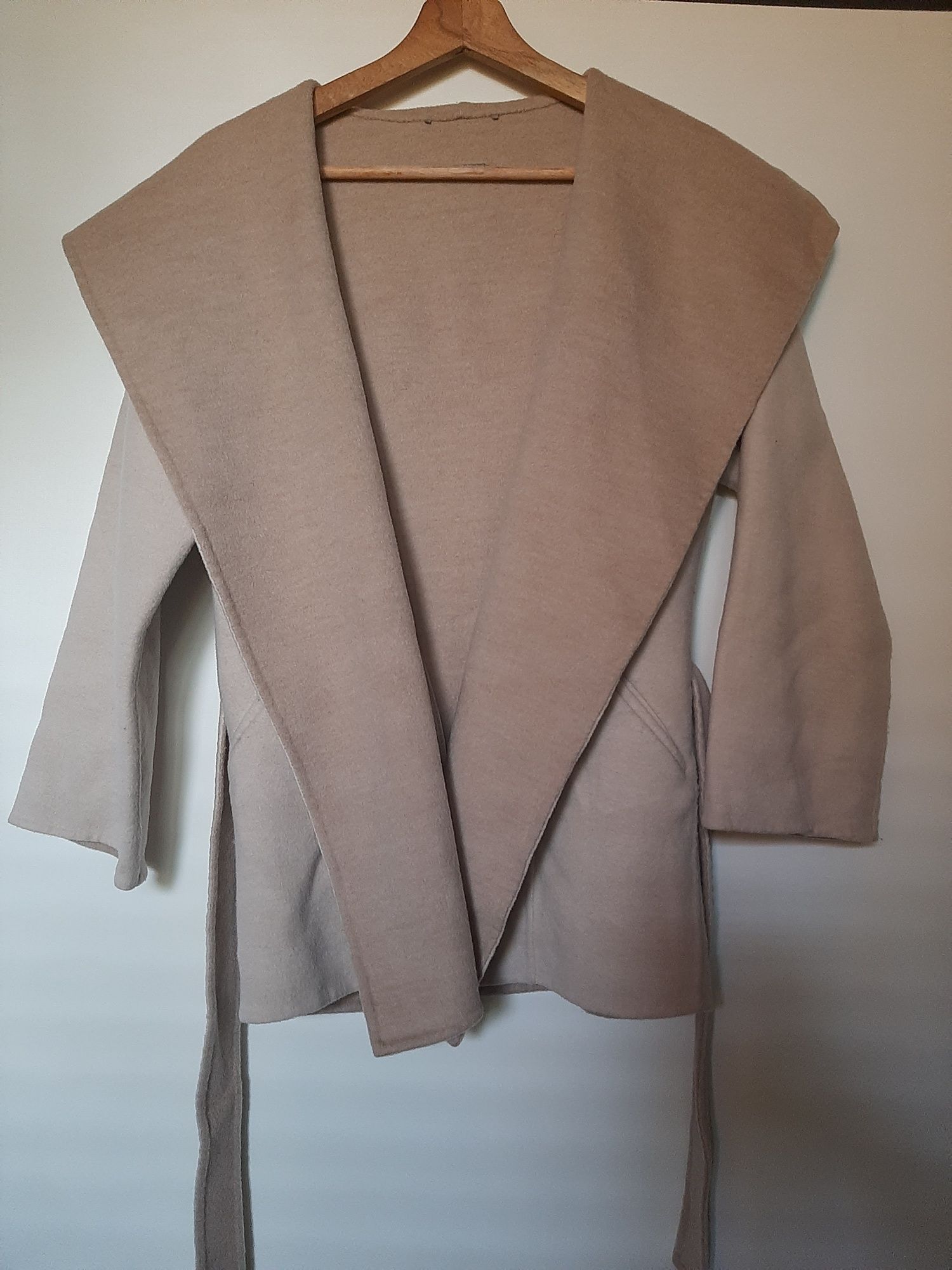 Massimo Dutti kurtka/kardigan wiązany, wool lana