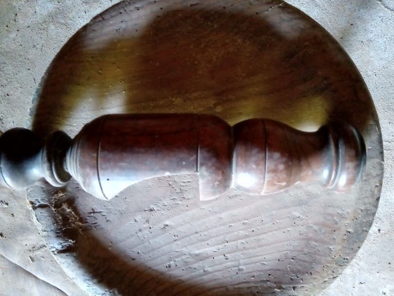 Engarrafador manual antigo a funcionar, mas também para decoração