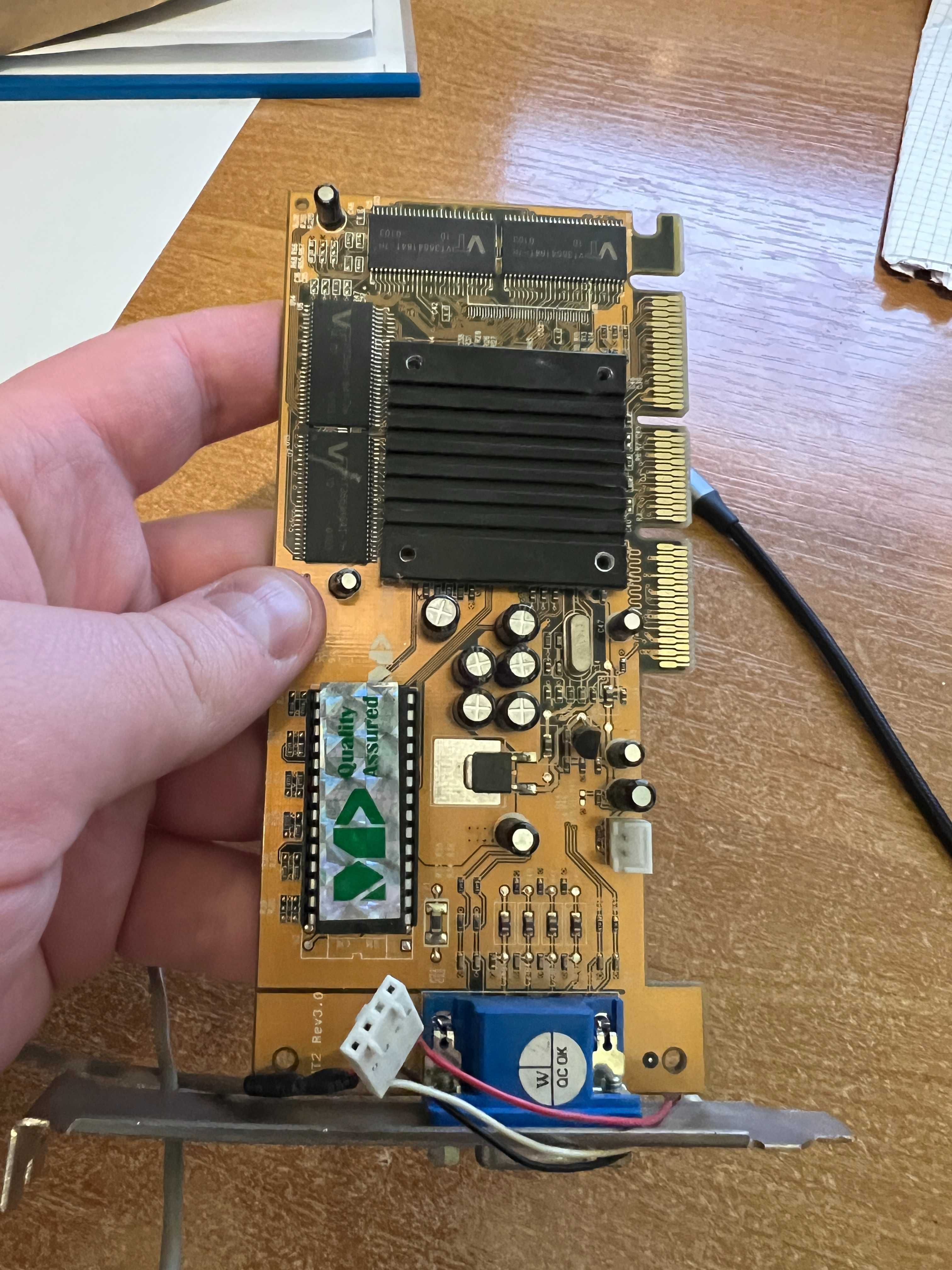 Видеокарта NVIDIA Riva TNT 2 M64 vga для фильмов, ком программ