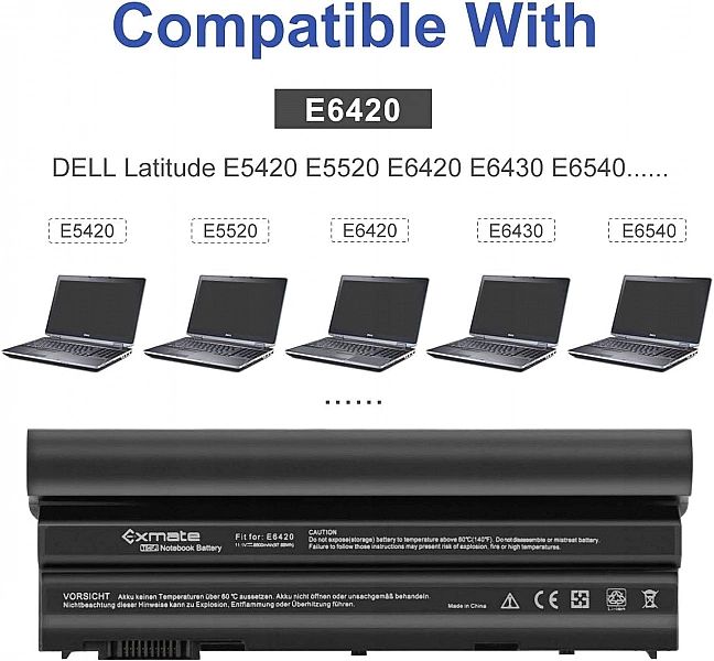 BATERIA DO LAPTOPA T54FJ, 8858X DO DELL E6420 E6430 E6520 E6530 E5420