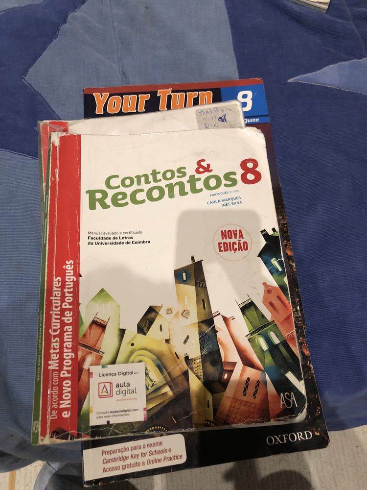 Livro português Contos e Recontos 8 ano