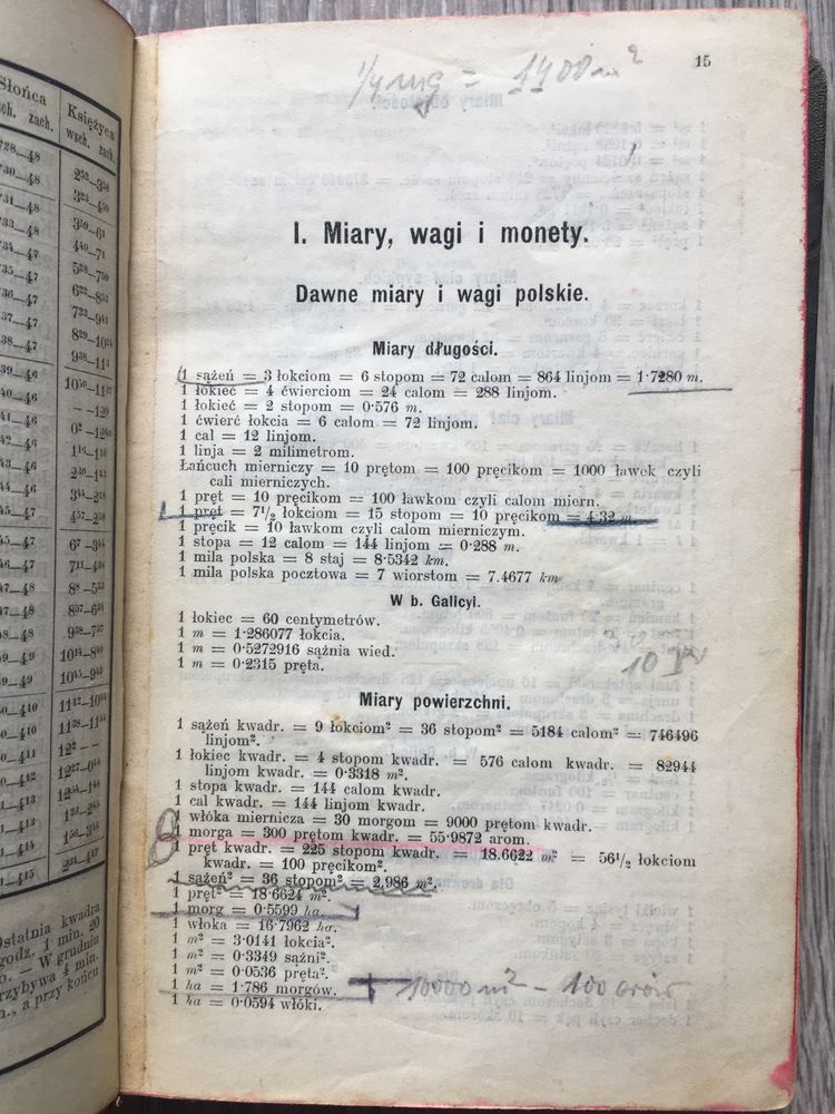 Leśnik Polski 1922 podręcznik i kalendarz leśnictwo łowiectwo